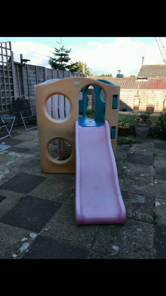 little tikes triangle slide